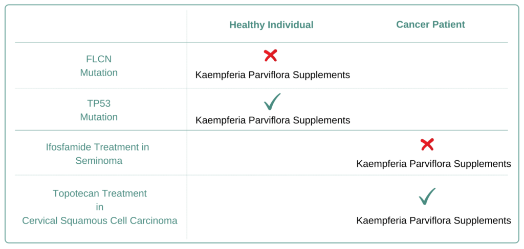 Which Cancer Types to Avoid Kaempferia Parviflora (Thai Ginseng) Supplement
